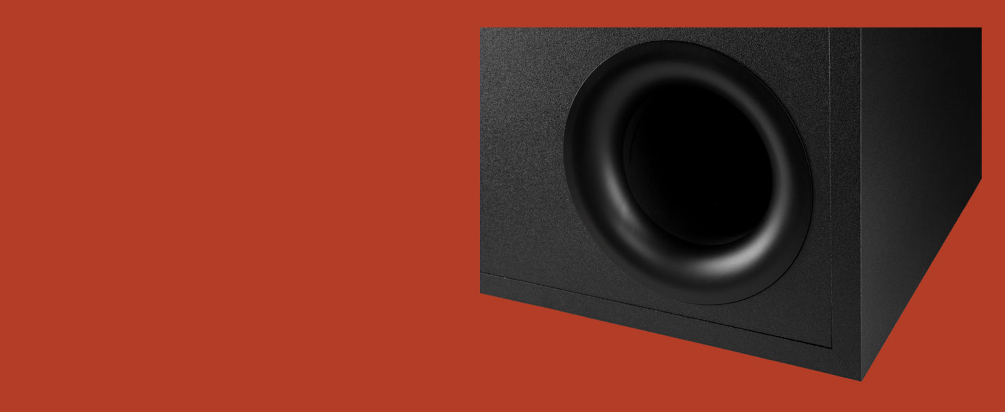 Активний сабвуфер Polk Audio Monitor XT12, 12-дюймовий сабвуфер, підсилювач класу AB 100 Вт, чорний