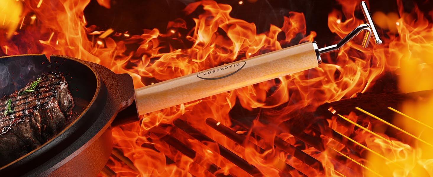 Набір голландської печі з емальованого чавуну 4,5 л (2-4 особи) – для 2-4 осіб, з ніжками, подвійна функція, кришка-підйомник 2в1, чистящий кільце, щітка та кулінарна книга – гарантія 30 років