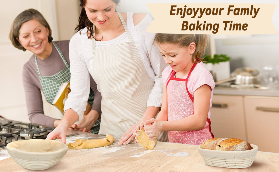 Набір для закваски: повний комплект з банкою, формами для перевірки закваски (9 дюймів кругла, 10 дюймів овальна), 18 аксесуарів для випічки, подарунок для професіоналів та домашніх пекарів