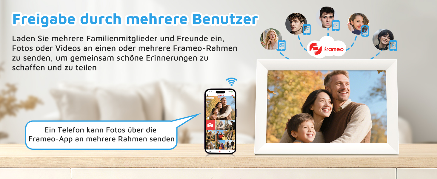 Цифровий фоторамка Hesmor 15.6