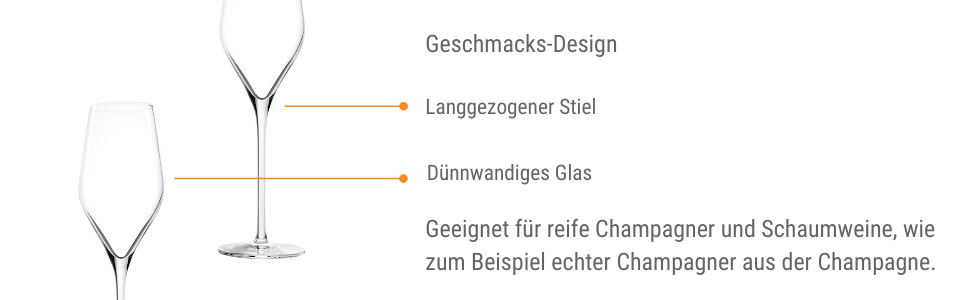 Штельцле Лаузіц вишуканий Королівські келихи для шампанського 265 мл I вишукані келихи для шампанського 6 шт. i келихи для ігристого вина 6 шт. посудомийна машина