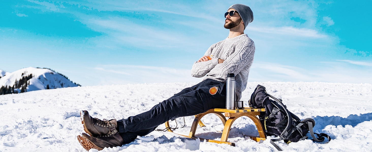 Електричні грілки для рук Gaiatop, 2 шт. з 3 режимами нагріву, магнітні, портативні, багаторазові. Ідеальні для кемпінгу, піших прогулянок, полювання, подарунок для жінок та чоловіків (світло-рожевий)