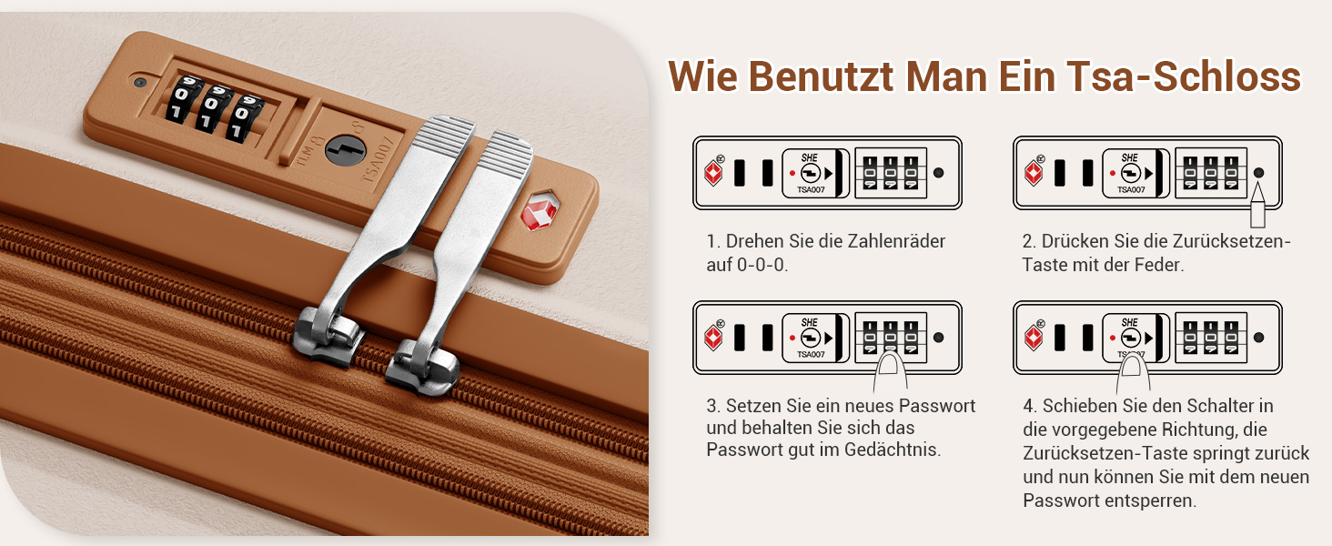 Чемодан ручної поклажі KONO з тримачем для напоїв, жорсткий, легкий, з поліпропілену, розширюваний, 4 колеса, TSA-замок, кремовий/коричневий, M