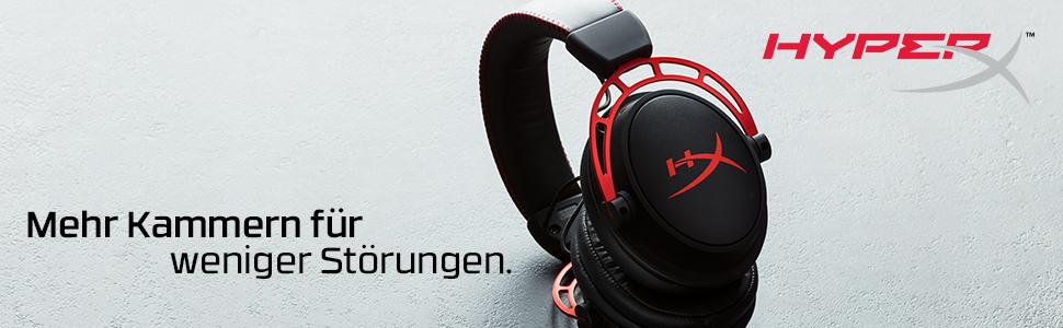 Ігрова гарнітура HyperX Cloud Alpha 2021, чорно-червона, з мікрофоном, 50 мм драйвери, USB, для PC/PS5/PS4/Xbox/Switch