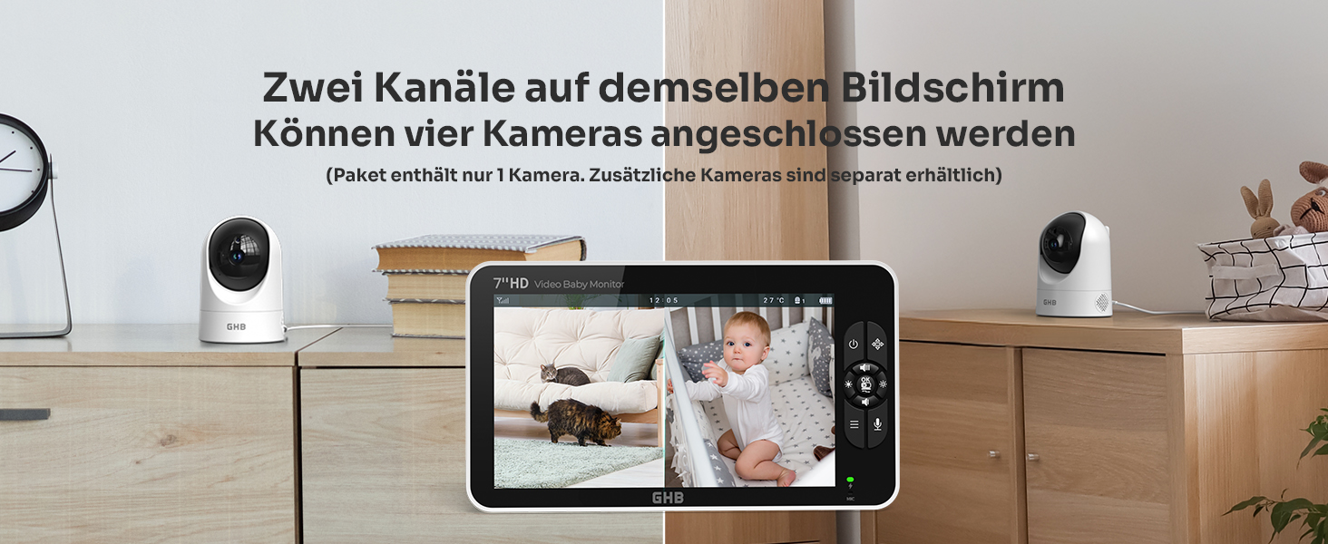 Відеоняня GHB з камерою 7