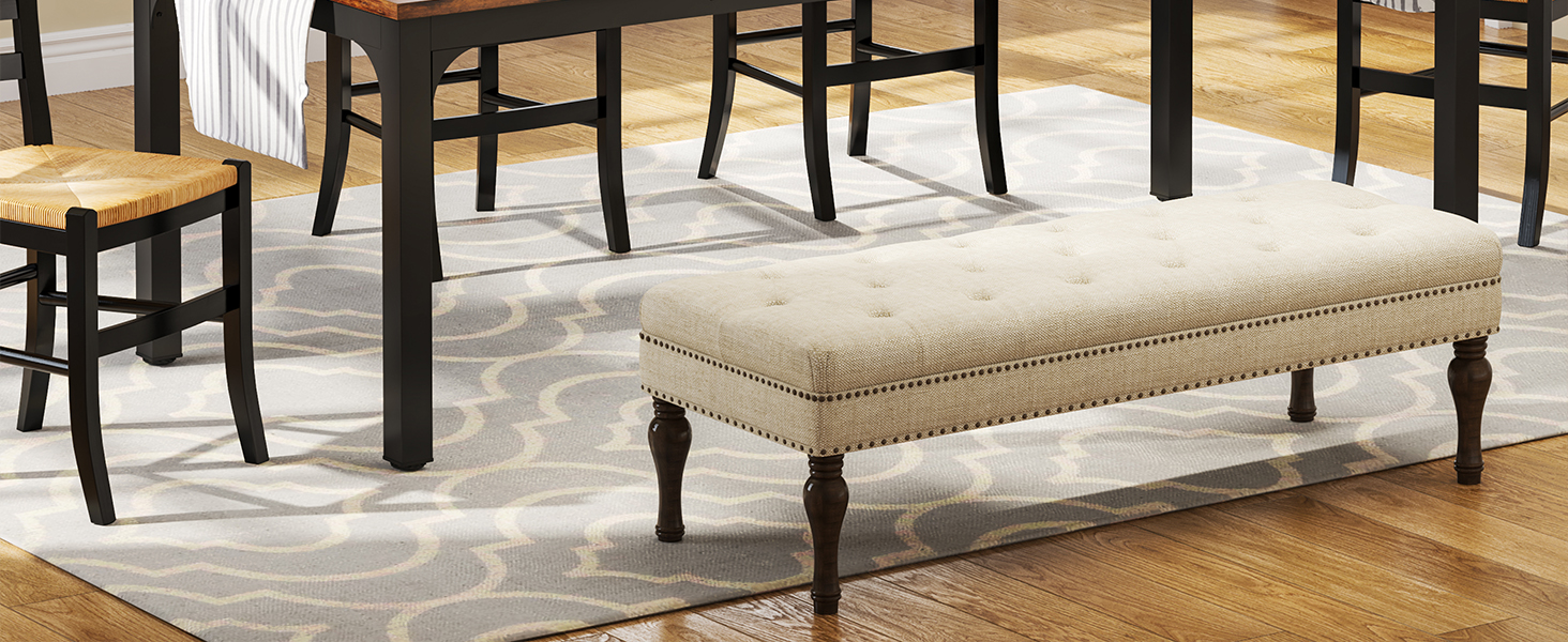 Стіл Tribesigns для кухні/вітальні, 200x70x75 см, індустріальний стиль, на 6-8 осіб, коричневий