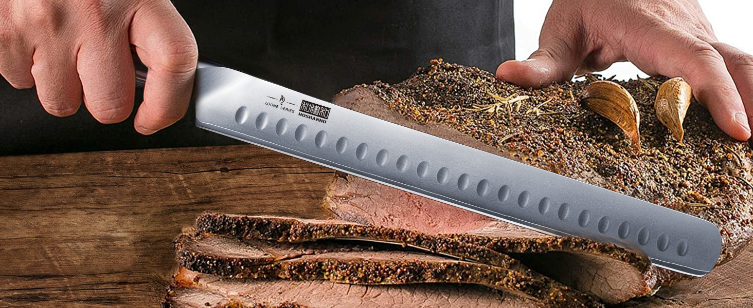 Набір кухонних ножів HOSHANHO: професійний шеф-ніж з нержавіючої сталі (30см)