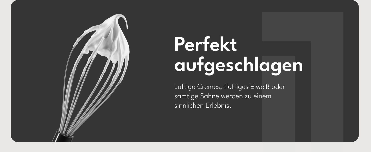 LEBENLANG Преміум блендер занурювальний 1200W - набір 6 предметів з аксесуарами та захистом від бризок | Регулювання швидкості, турборежим, нержавіюча сталь