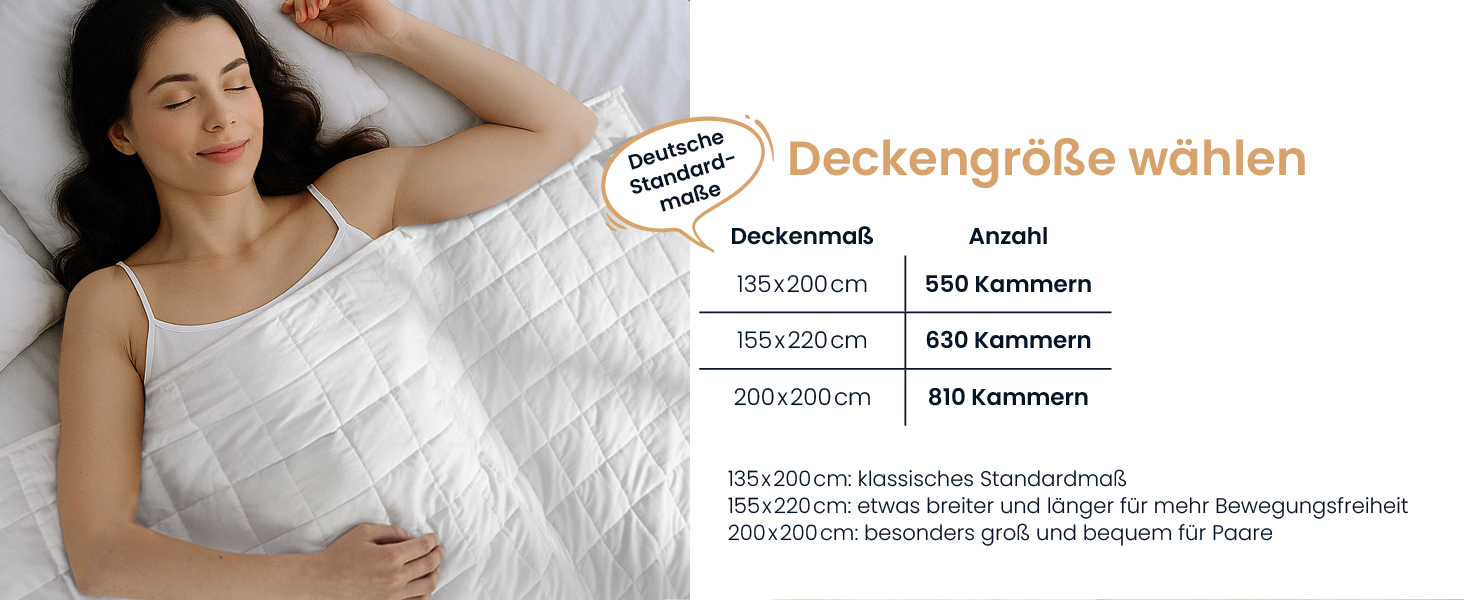 Обважнююча ковдра ELONEO NEU 155x220 см, 11 кг, 100% бавовна, антистрес-ковдра для сну з сертифікатами TÜV та Oeko-Tex