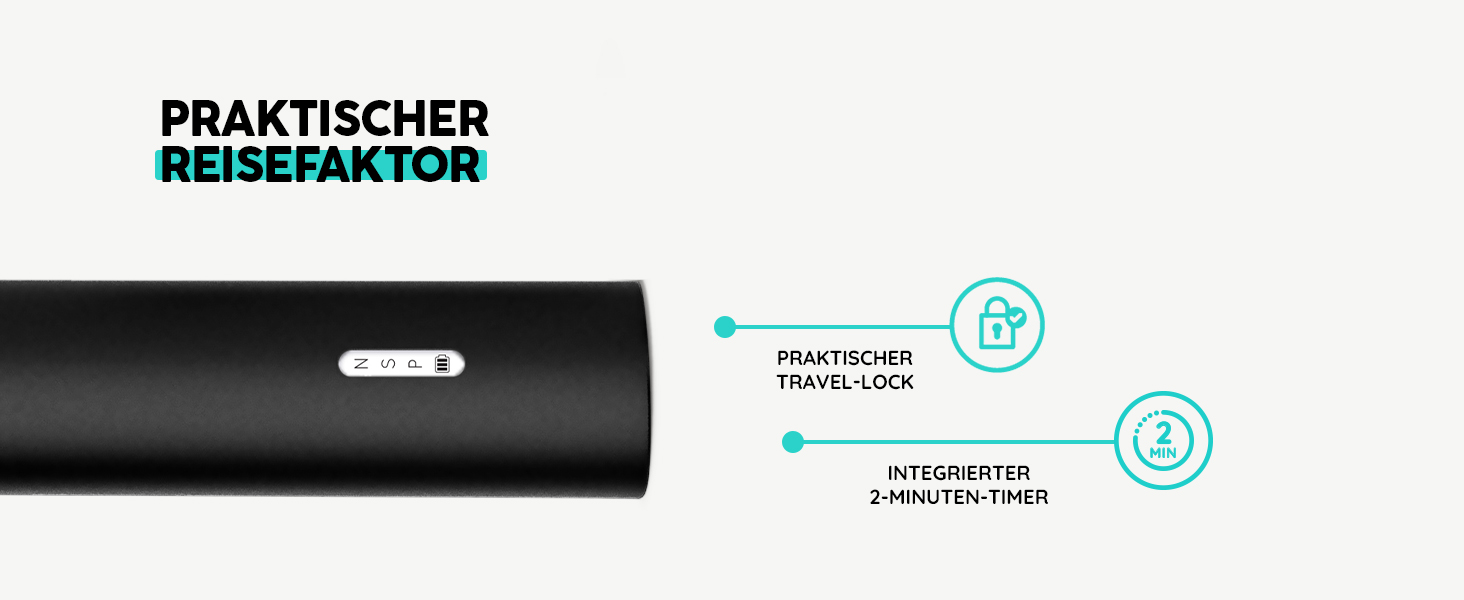 Електрична зубна щітка Happybrush Eco R2 - екологічна, з ротаційним механізмом, чорна, з 3 насадками та пастою. Рекомендовано експертами.