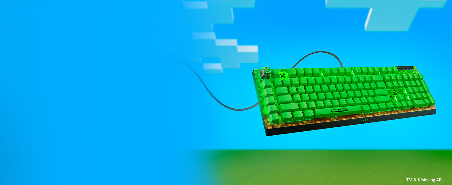 Ігрова миша Razer Cobra Minecraft: легка дротова миша з RGB-підсвіткою Chroma, оптичними перемикачами 3-го покоління, вага 57 г, чорна