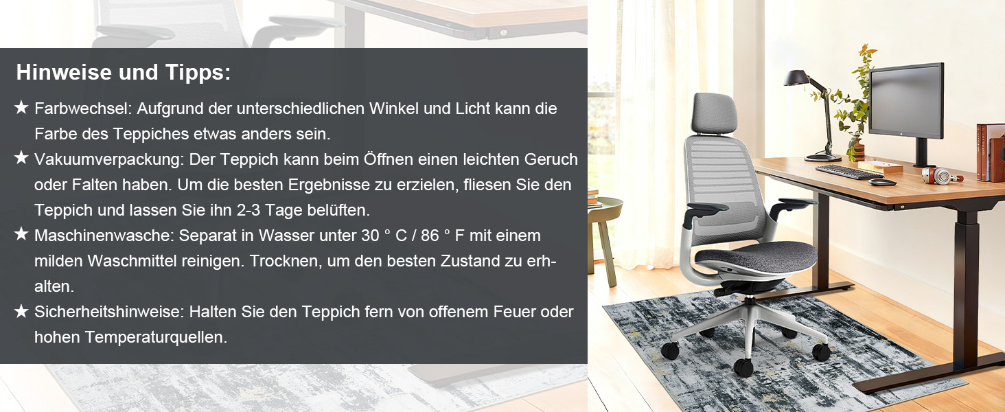 Килимок для підлоги під стілець для твердої підлоги Бохо, килимок для столу, антиковзний килим для офісного стільця (120x150 см, Чорне Золото)