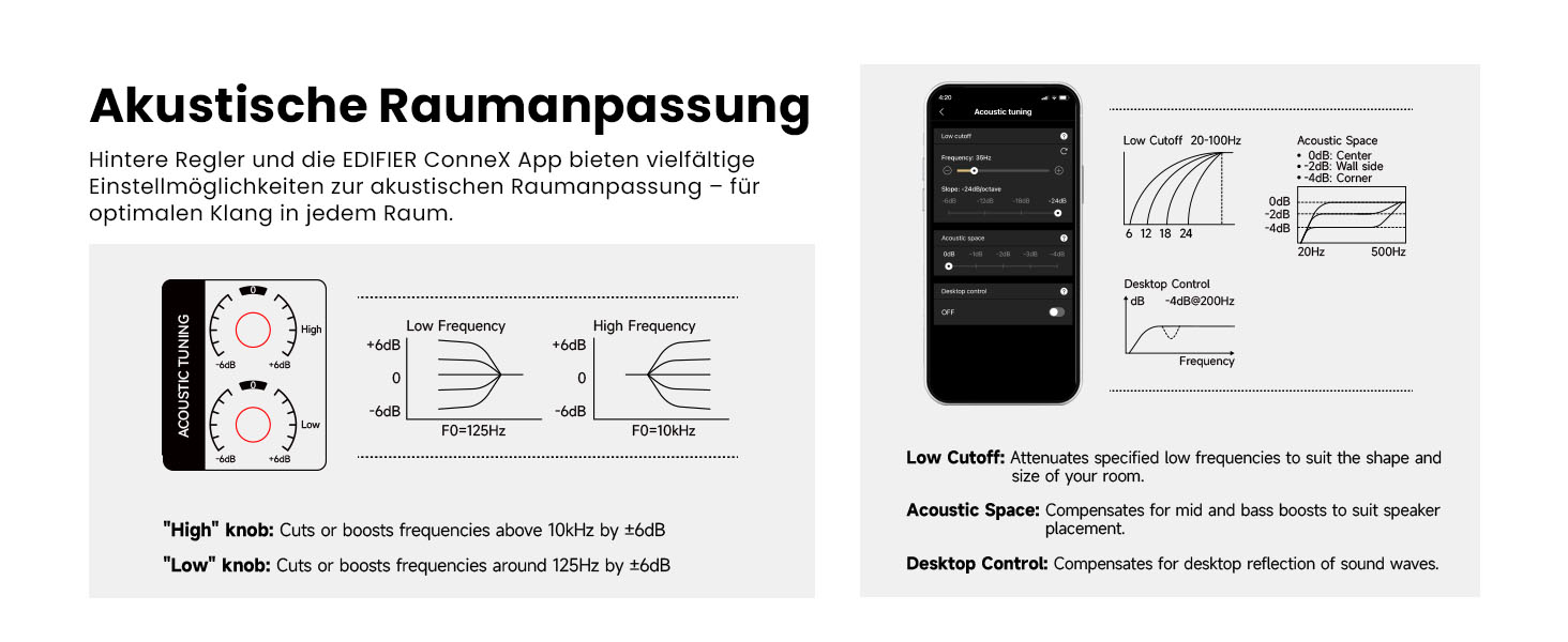 Edifier MR3 - Компактні студійні колонки 2.0, Hi-Res Audio, Bluetooth 5.4, RCA, AUX, керування через додаток, 2 x 18W, Чорний