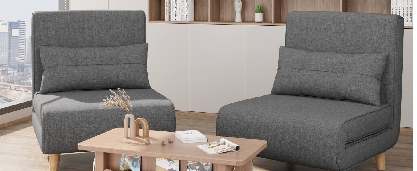 Розкладний крісло-реклайнер Bealife Relaxsessel: для відпочинку, спальні або вітальні (темно-сірий)