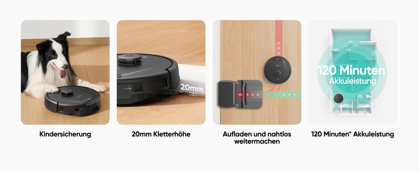 Робот-пилосос eufy L60 з авто-порожненням та функцією миття, 5000Pa, Anti-Hair, iPath-лазерна навігація, для твердих підлог