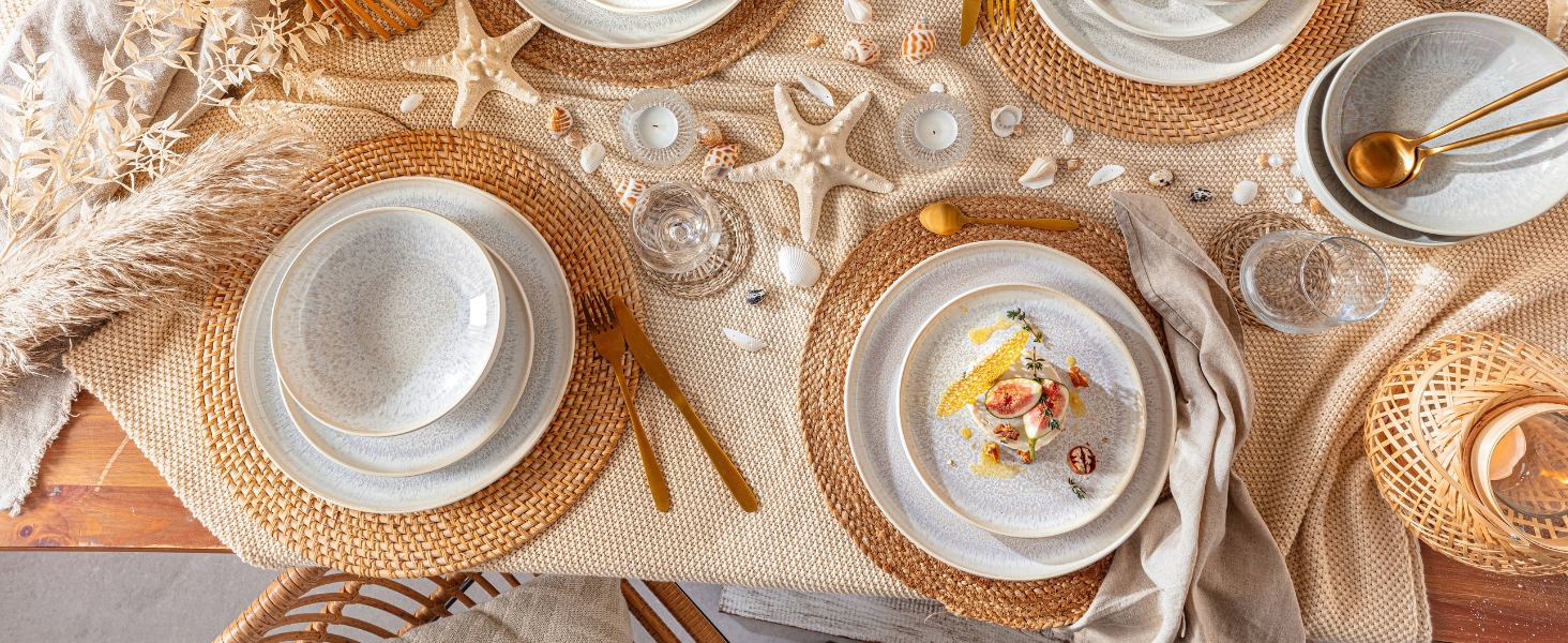 Набір чашок SÄNGER Korfu, 4 шт. - чашки для кави та чаю, ручної роботи, 300 мл, набір для 4 осіб, стійкий до миття в посудомийній машині, кремовий колір з пісочною текстурою, PREMIUM COLLECTION