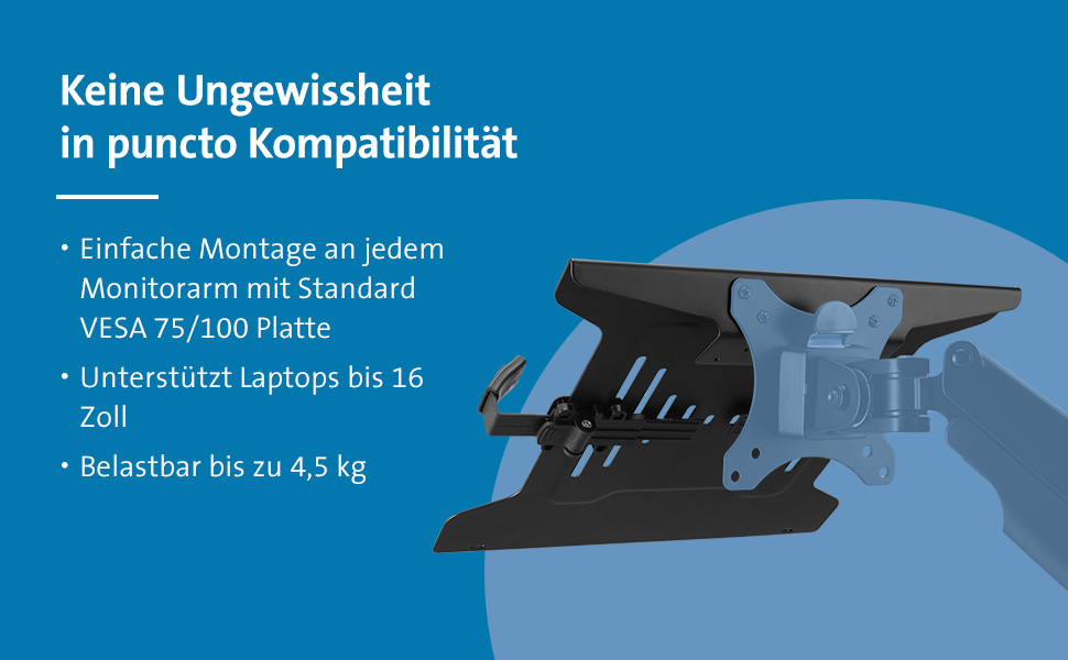 Кріплення для монітора Kensington SmartFit K59601WW (Чорний), для моніторів до 32