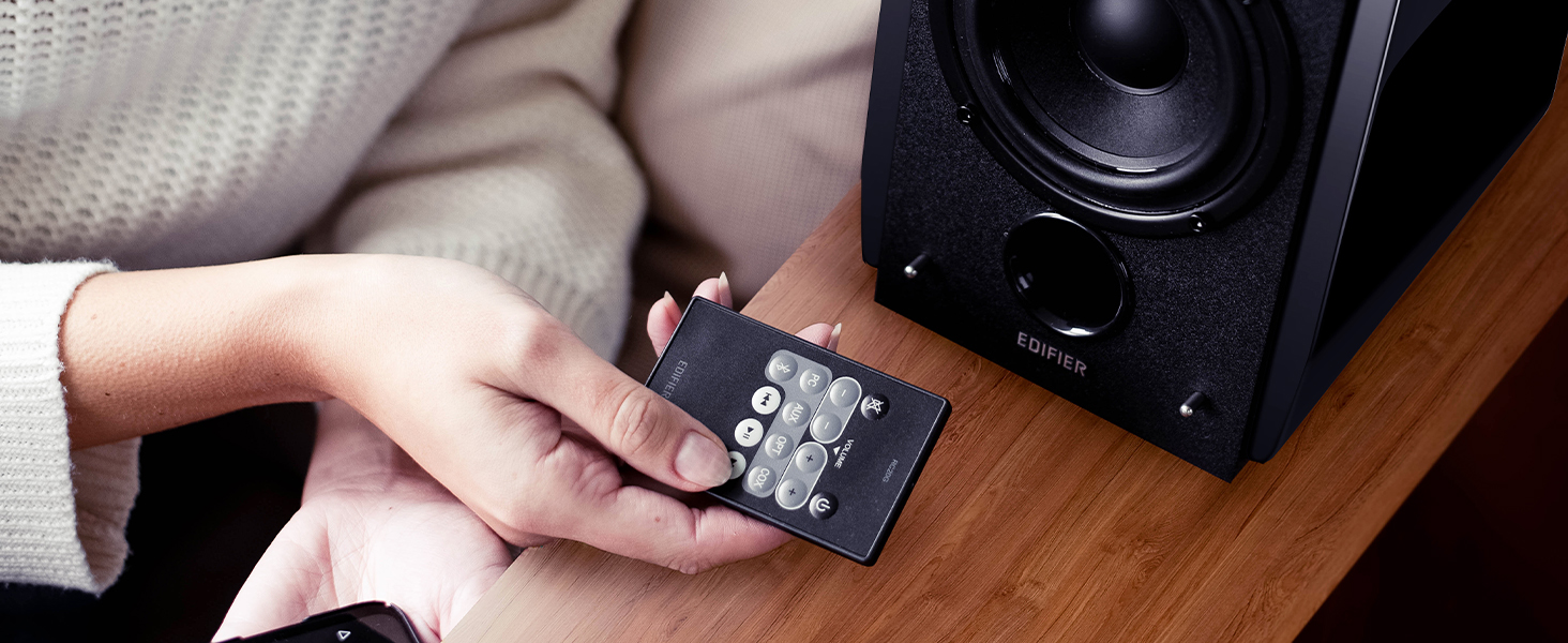 Активні полочні колонки Edifier R1850DB з Bluetooth та оптичним входом, студійні монітори 2.0 з підсилювачем та виходом на сабвуфер