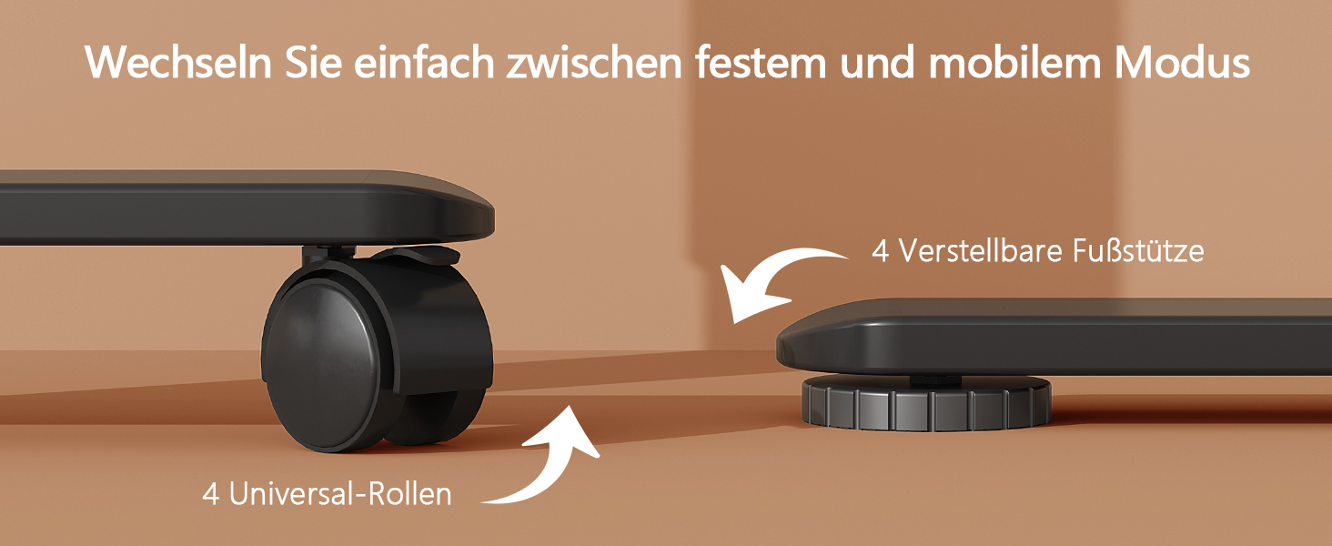Регульований за висотою стіл Devoko з 2 моторами, 25 мм, 160x80 см, електричний, мобільний, з органайзером для кабелів, чорний. Ергономічний комп'ютерний стіл для офісу