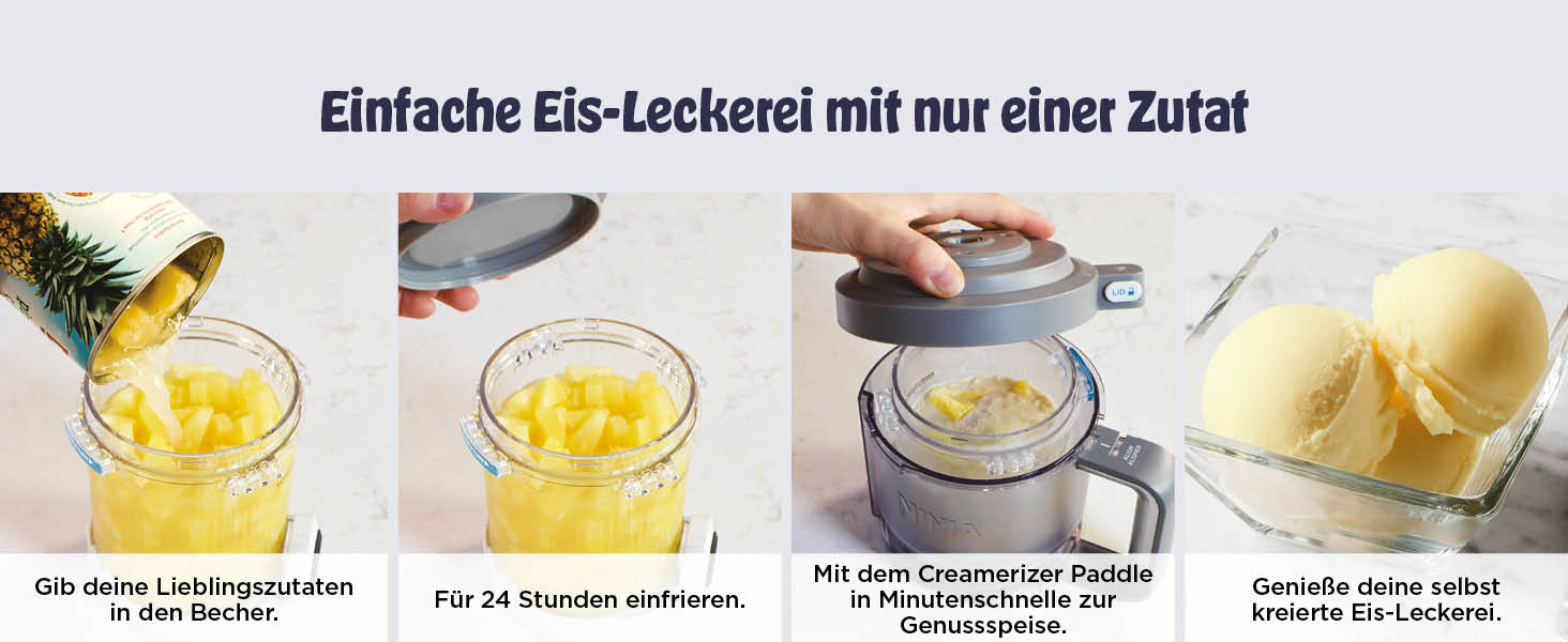 Машина для морозива CREAMi Softeis Ninja Swirl NC701EU: 13 функцій, 2 контейнери для морозива, сорбету, шейків