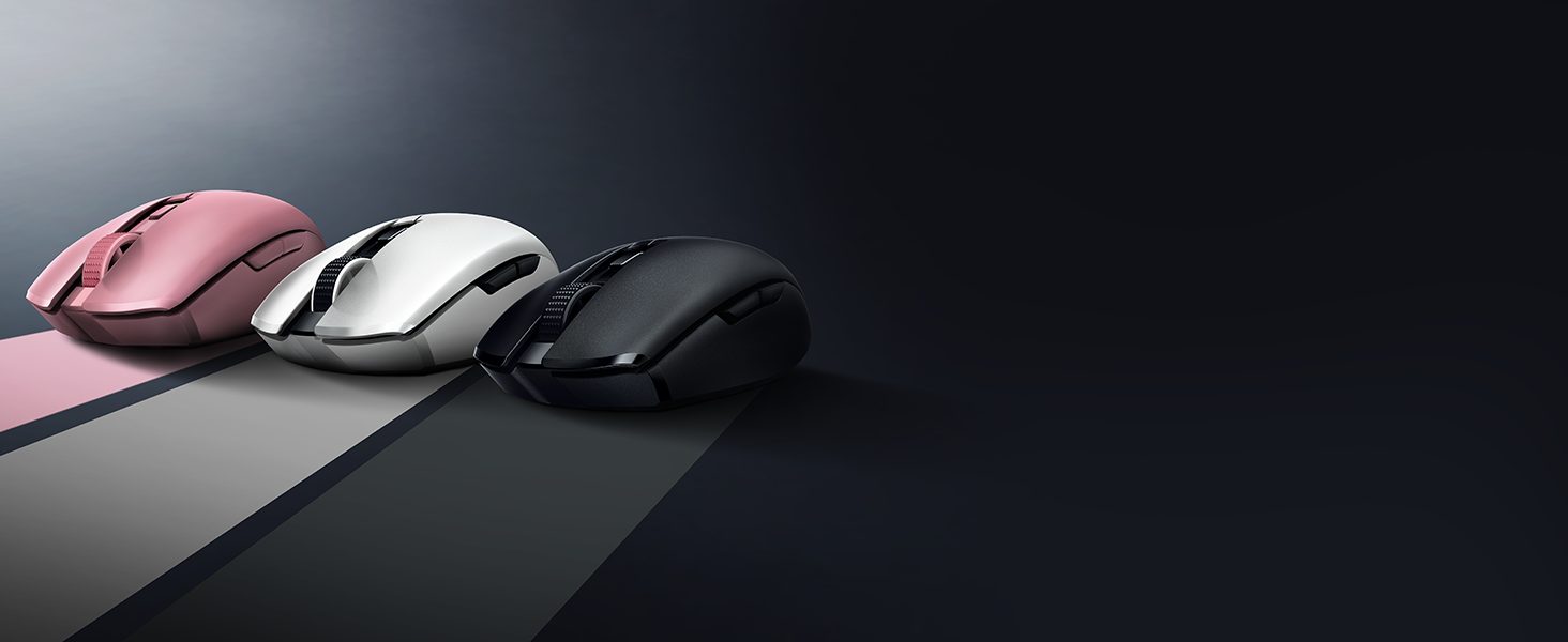Бездротова ігрова миша Razer Orochi V2 Quartz — HyperSpeed та Bluetooth, оптичний сенсор 18K DPI, вага 60 г, для PC/Mac