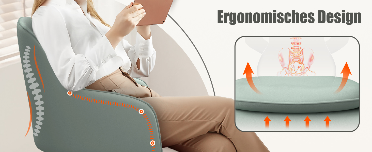 Крісло для робочого столу Daccormax, крісло для туалетного столика, обертове крісло до 150 кг, офісне крісло з регулюванням висоти, крісло для дому з м'якою оксамитовою оббивкою, комфортне для робочого кабінету, спальні, офісу, рожеве (темно-зелене)