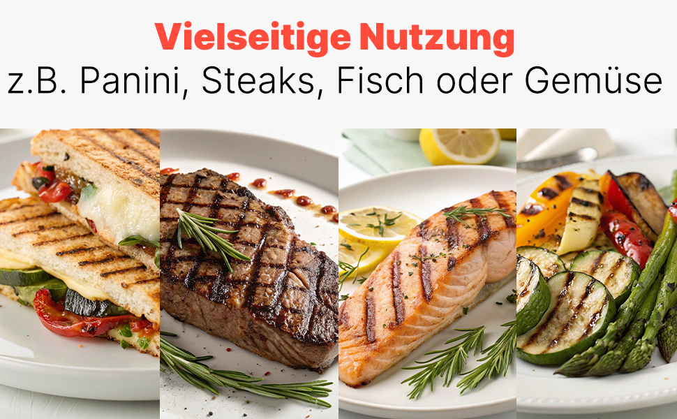 Контактний гриль Bomann® MG 2251 CB: 700W, антипригарне покриття, для безжирового приготування, Panini Grill | Тостер-гриль