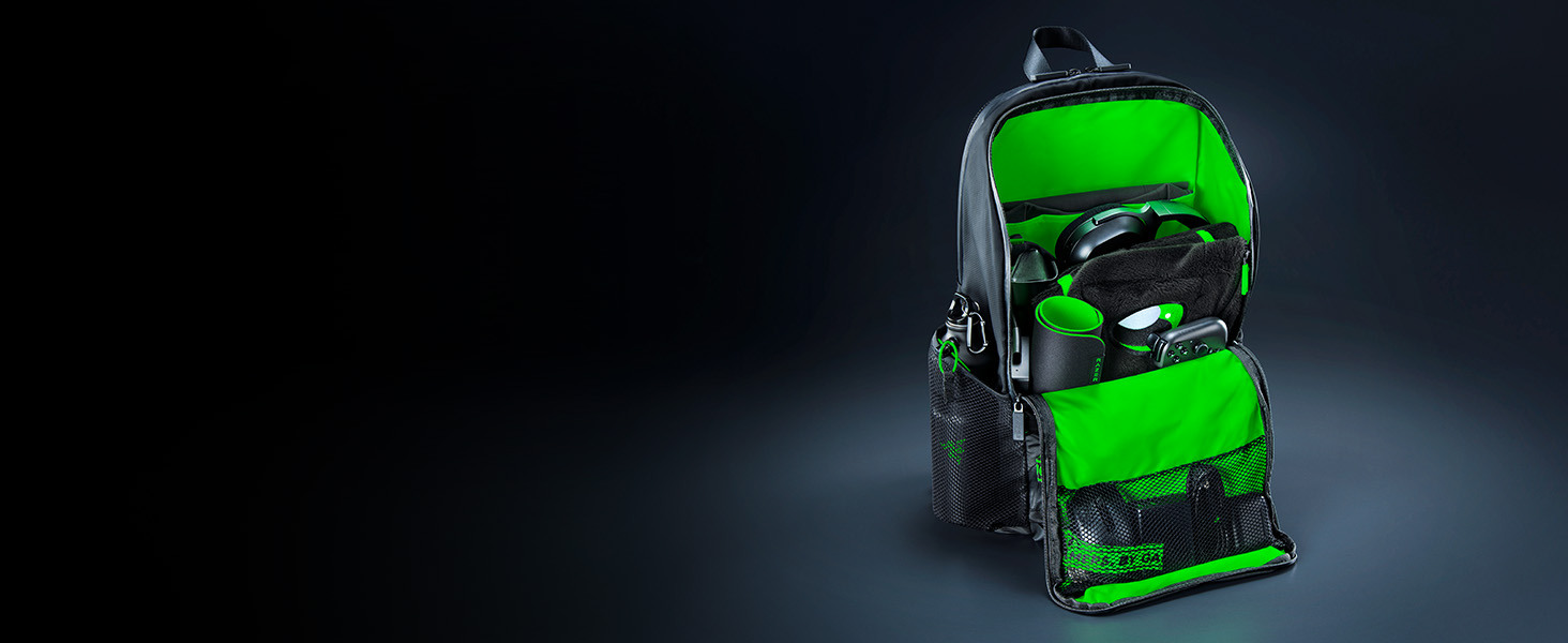 Ігровий рюкзак Razer Scout для ноутбука до 17.3 дюймів, стійкий до зносу, чорний