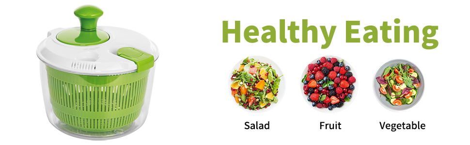 Салатниця-швидкоочисник з кришкою, 2.8L