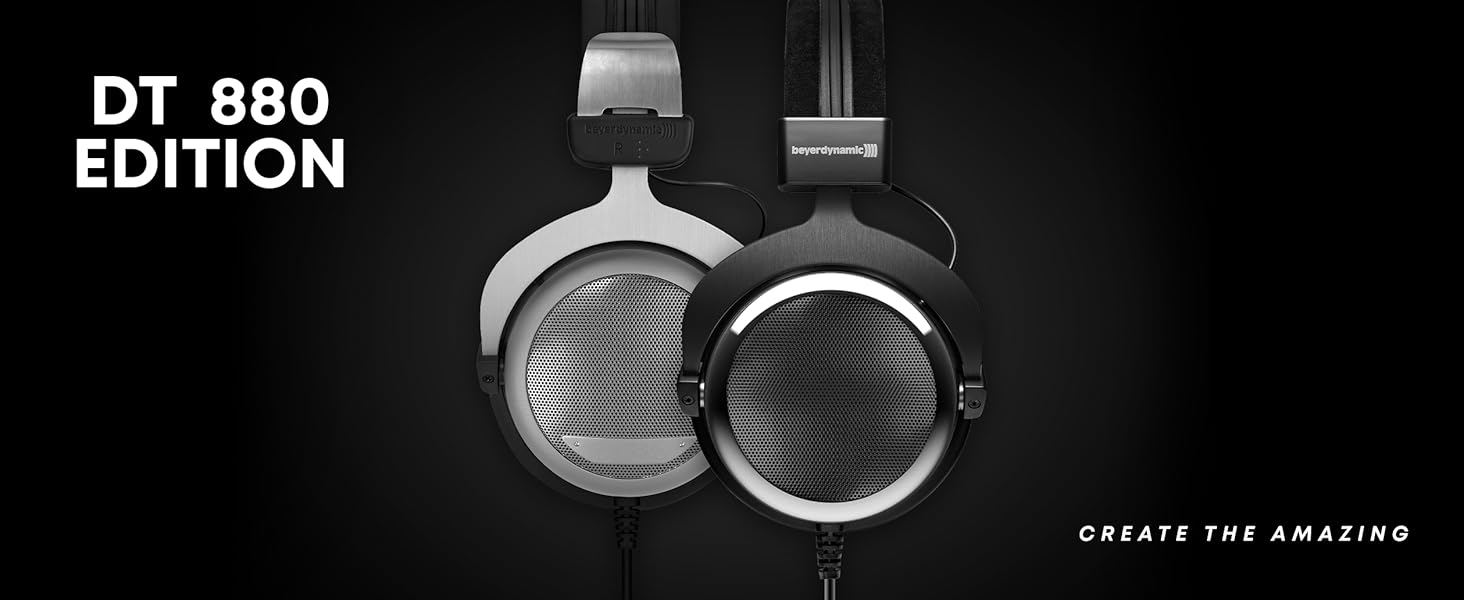 Накладні навушники beyerdynamic DT 880 Edition 600 Ом, напіввідкриті, дротові, високого класу