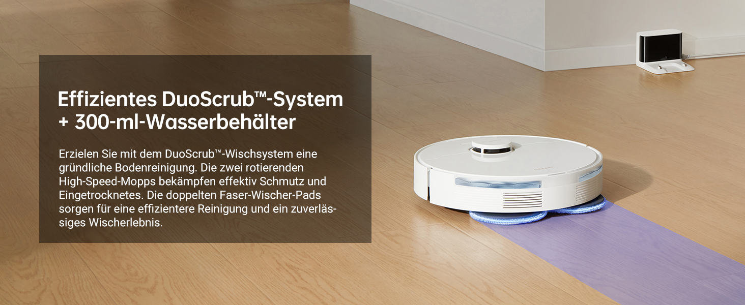 Робот-пилосос Dreame L10s Pro Gen2: потужність 13000 Па, DuoBrush для шерсті тварин, суха та волога прибирання, LDS-навігація, акумулятор 5200 мАг