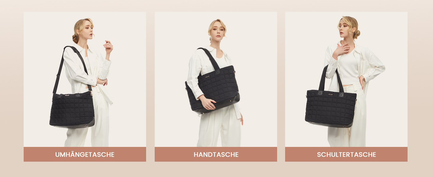 Сумка для ноутбука LOVEVOOK 15.6 дюймів для жінок: робоча, шкільна, для офісу, чорна