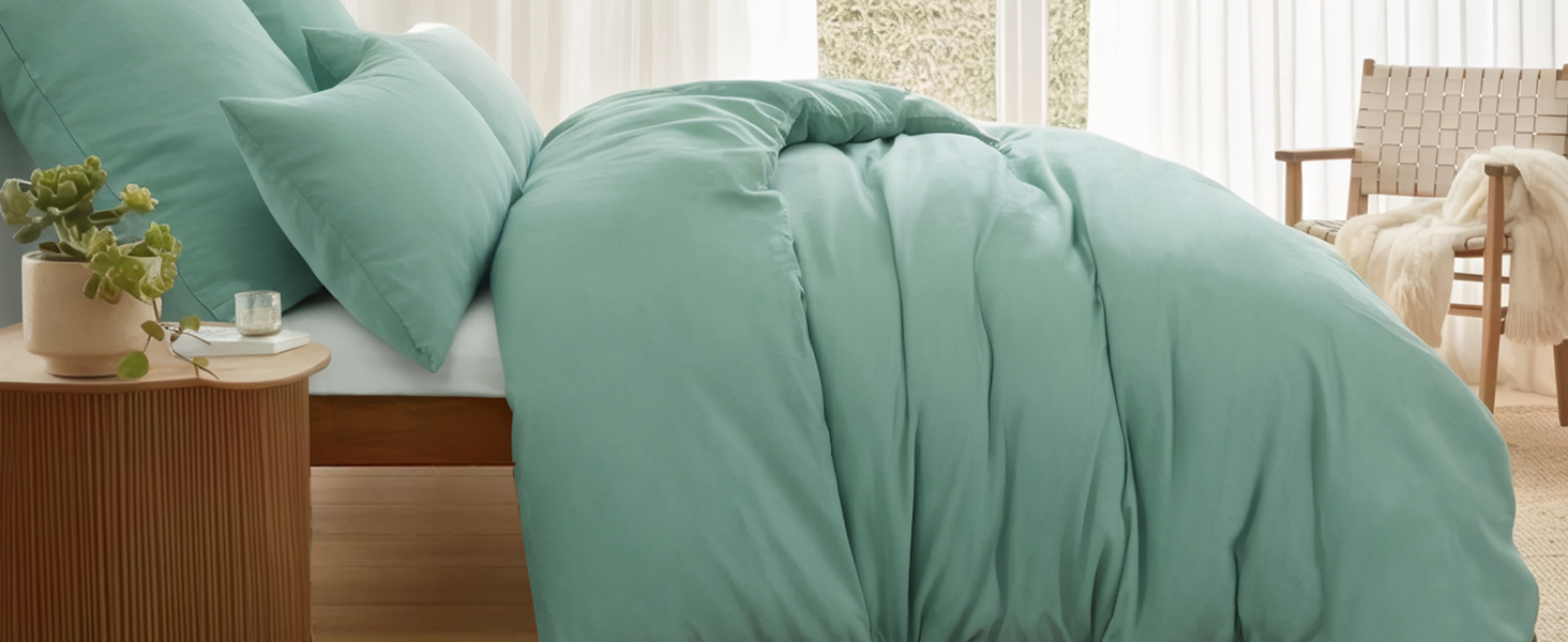 Комплект постільної білизни RUIKASI 135x200 з бавовни (4 частини) - сірий, двоколірний комплект з блискавкою, антрацит та світло-сірий, 135x200 см