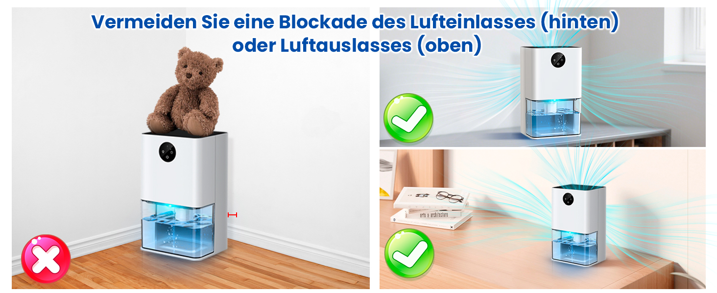 Електричний осушувач повітря для підвалу та квартири 1800 мл з таймером, нічним світлом та автоматичним відтаванням. Тиха робота, 7 кольорів.