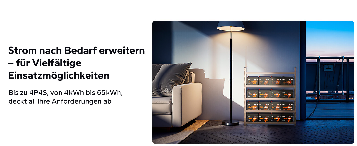 Літієва батарея LiTime LiFePO4 12V 100Ah H190 з Bluetooth для кемпінгу та автобудинків (1 шт, 12V320Ah Mini BT)