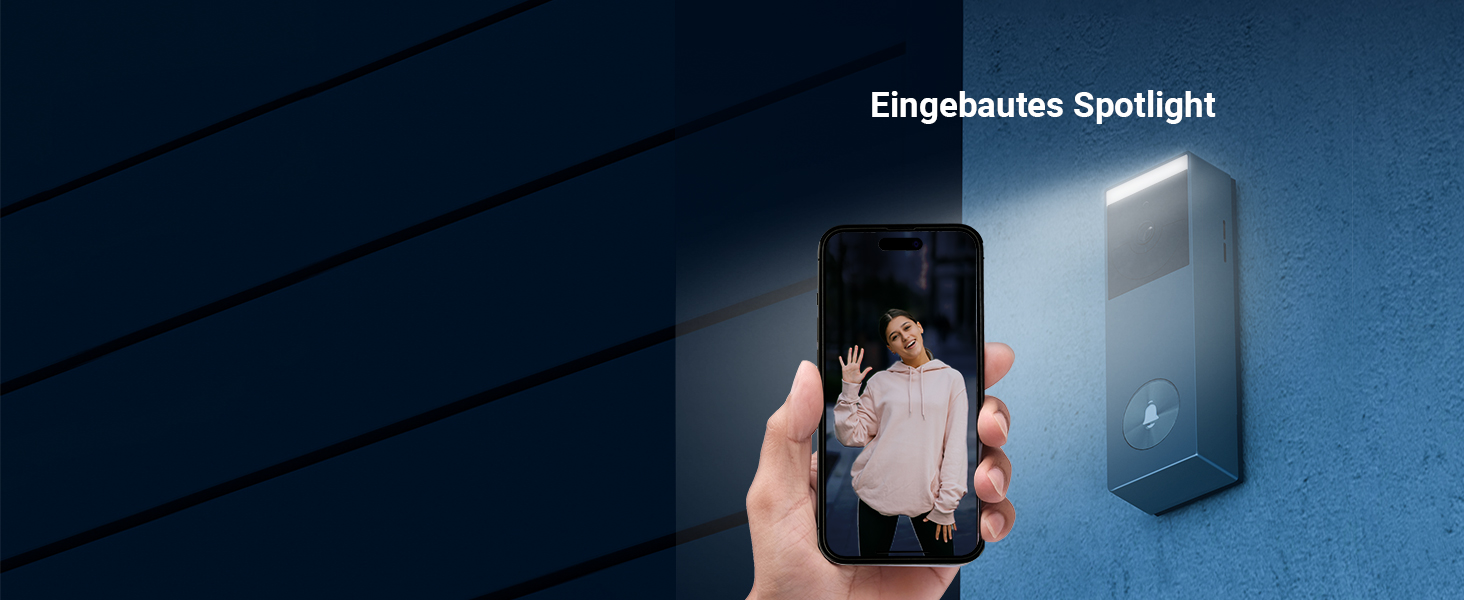 Відеодзвінок EZVIZ CP3 Pro з акумулятором та Chime CH1, бездротовий, з камерою, розпізнавання людей, 2K, кольорове нічне бачення, двосторонній аудіо, 8GB eMMC, комплект з дзвінка, сонячна панель