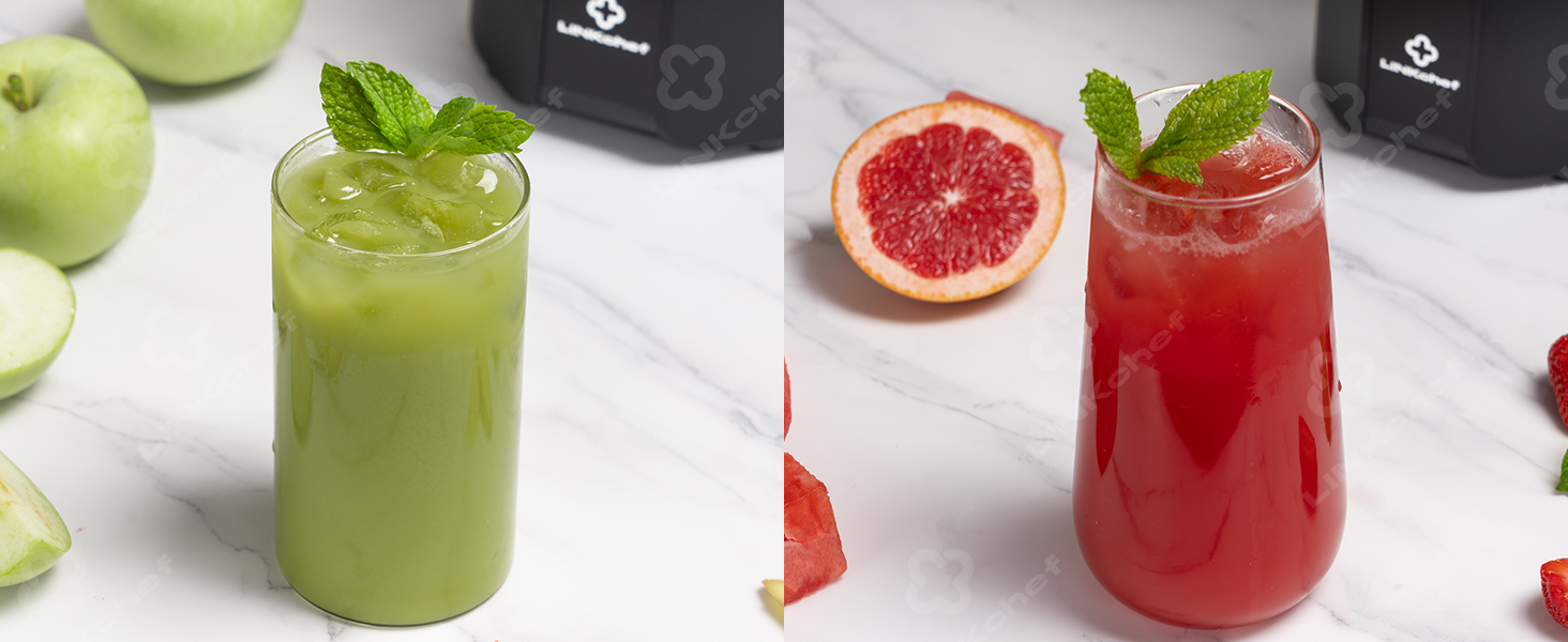 LINKChef Slow Juicer: Холодне віджимання овочів та фруктів, 115 мм, чорний, BPA Free