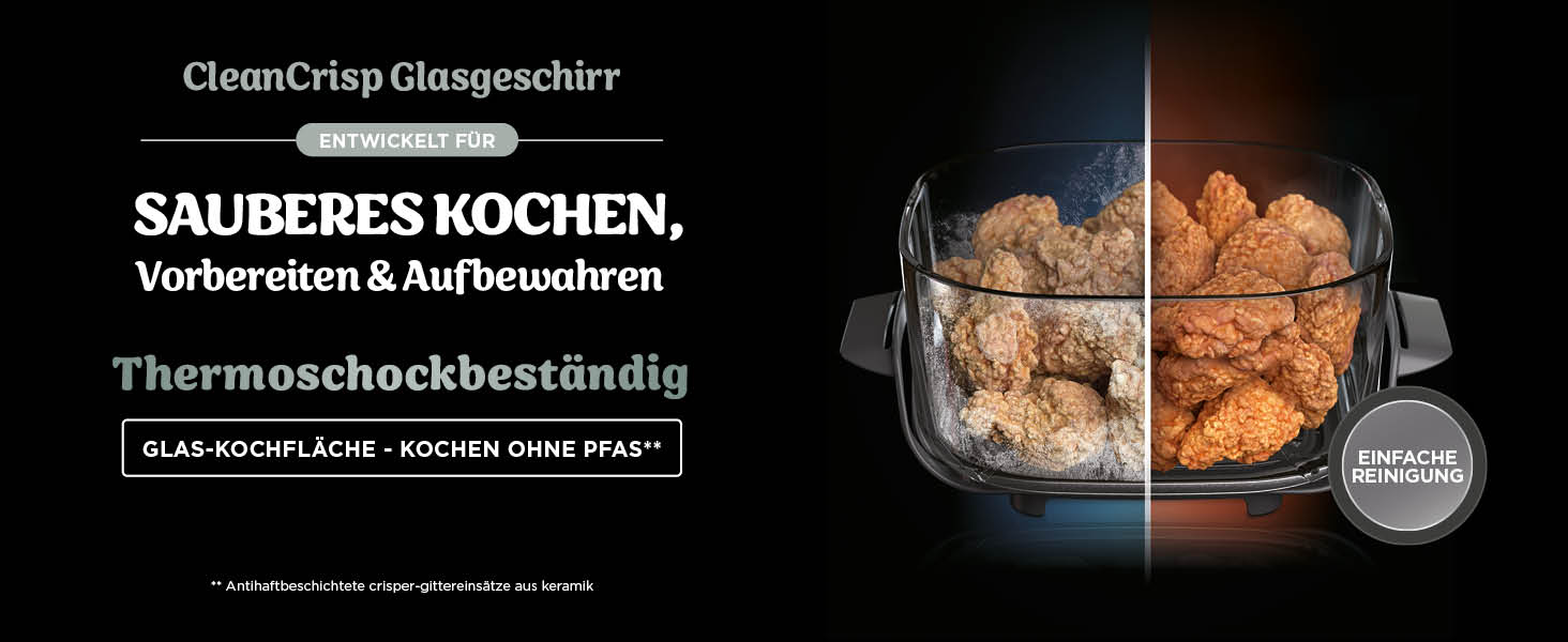 Ninja CRISPi Airfryer: Фритюрниця-конвекційна піч, 3.8 л, 4-в-1, 1700 Вт, Sage (FN101EUSTGD)