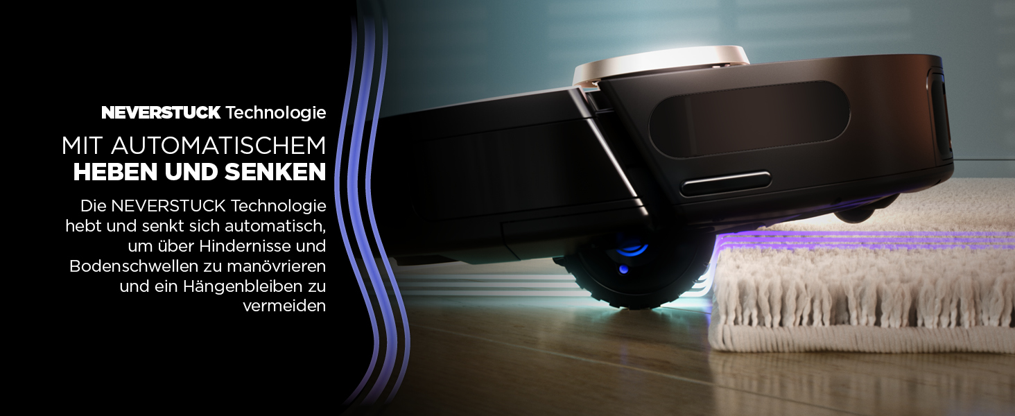 Робот-пилосос Shark PowerDetect 2-в-1 з функцією миття, самостійне очищення на 60 днів, LiDAR-навігація, NeverStuck, керування через додаток, RV2800ZEEU, чорний