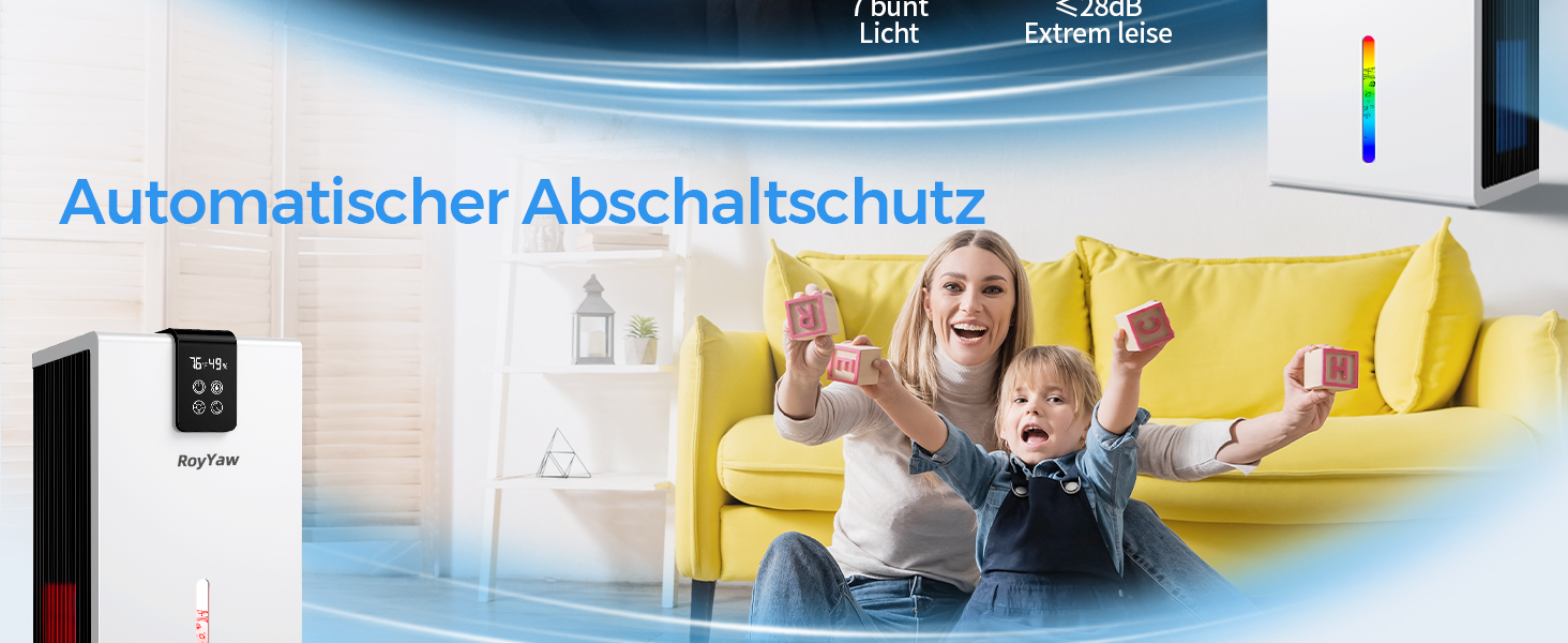 Електричний осушувач повітря, тихий, 2700 мл, LED дисплей, автоматичне відтавання, режим сну, проти вологи та плісняви, для спальні/ванної кімнати, білий
