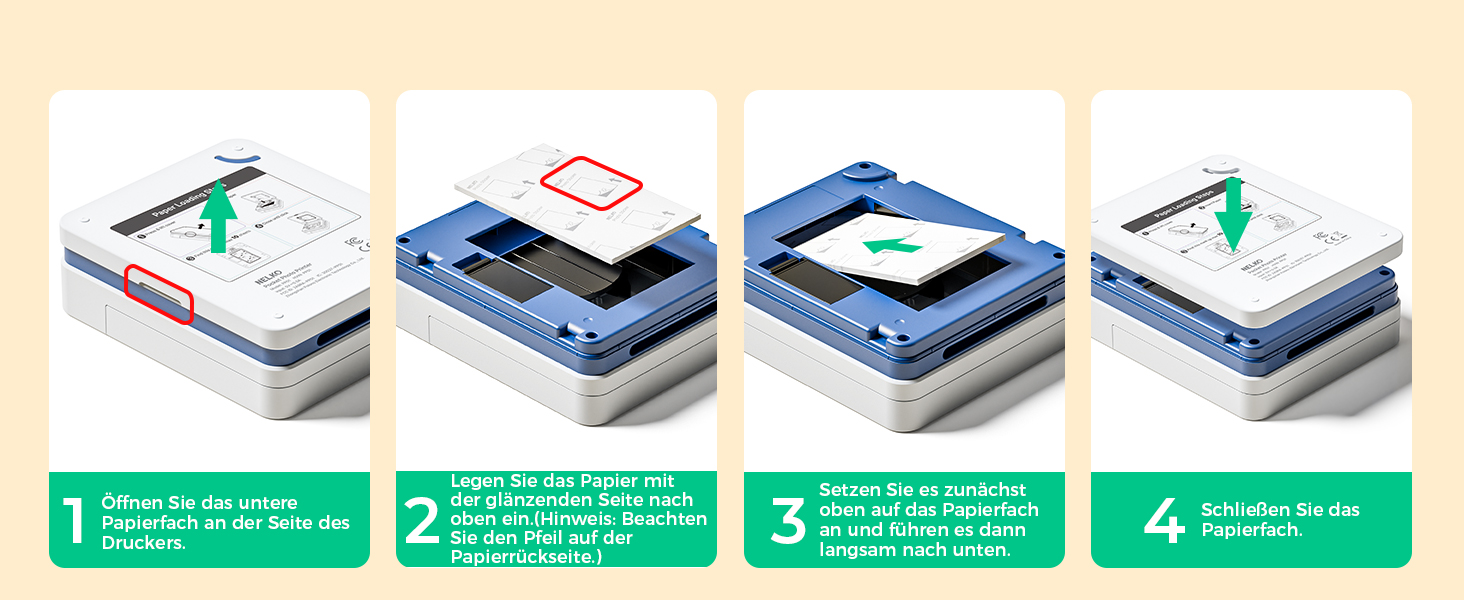 Портативний міні-принтер Nelko PP01 для фотографій з телефону. 20 листів паперу, принтер-наклейка, для iOS & Android, білий