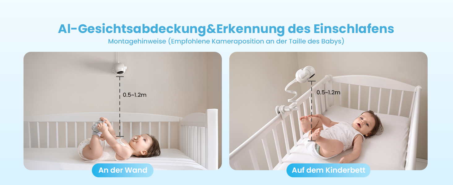 Відеоняня ieGeek з камерою 2.5K/4MP, 5.5