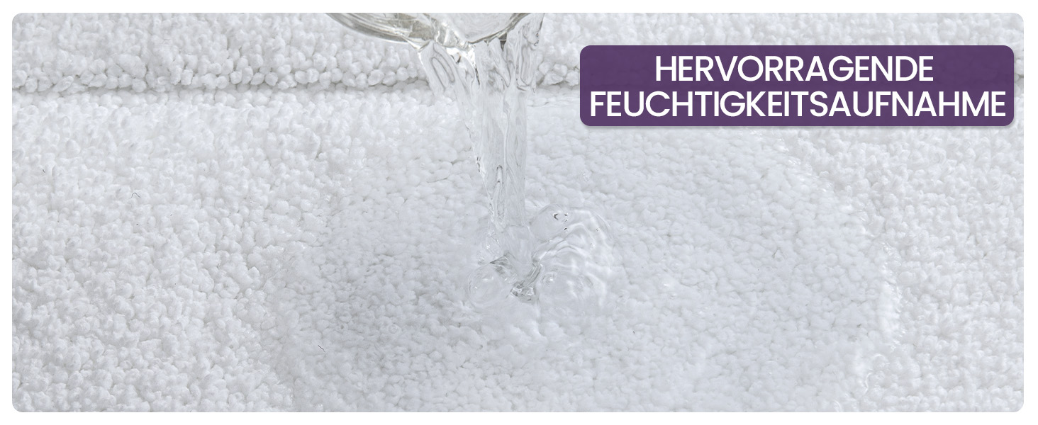 Килимок для ванної кімнати DEXI, м'який, нековзний, миючий, 40 x 60 см, білий