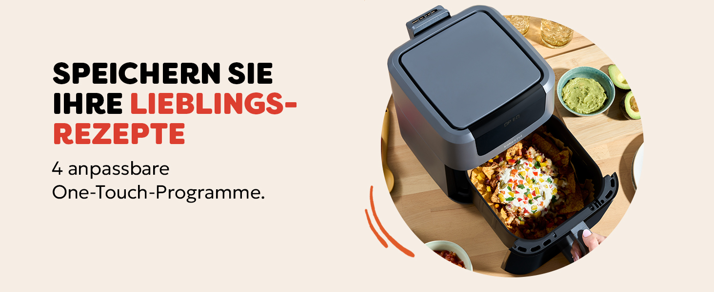 Фритюрниця готує повітрям Instant Pot Vortex Compact Trüffel Grau 5 л з антипригарним покриттям, 4-в-1: смаження, сушка, випікання, підігрів, сімейний розмір