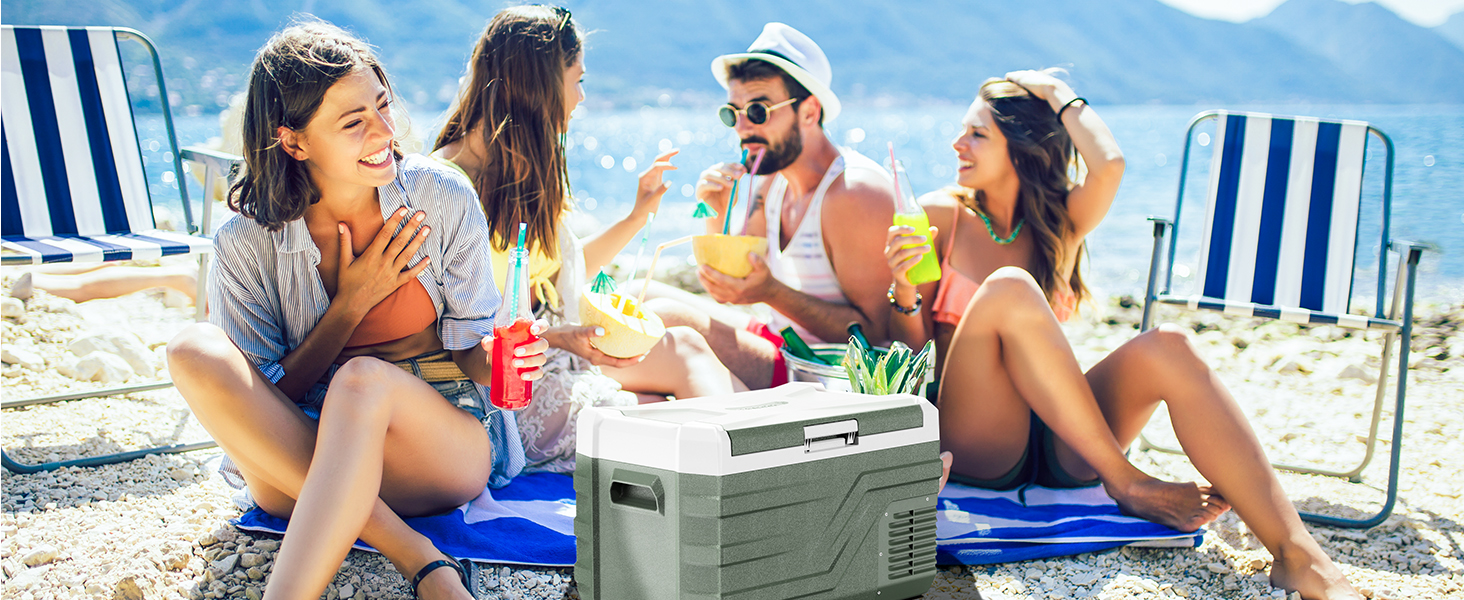 Автохолодильник Alpicool 35L компресорний 12/230V: для авто, кемпінгу, риболовлі -20°C