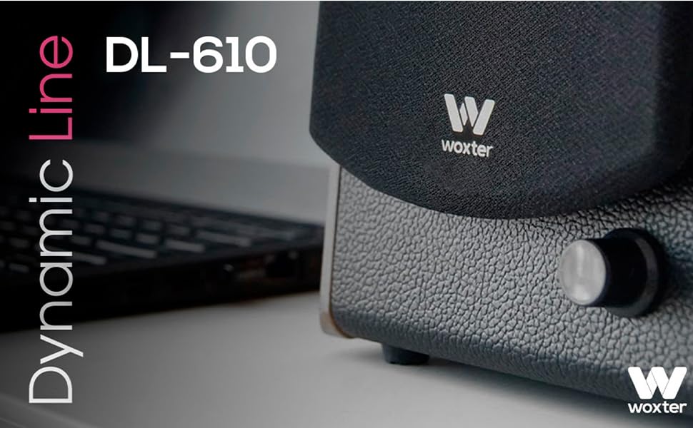 Акустична система Woxter Dynamic Line DL-610 Wood – 150W, Bluetooth, дерево, сабвуфер, 2 динаміки, RCA, 3.5mm, регулювання басів та висот