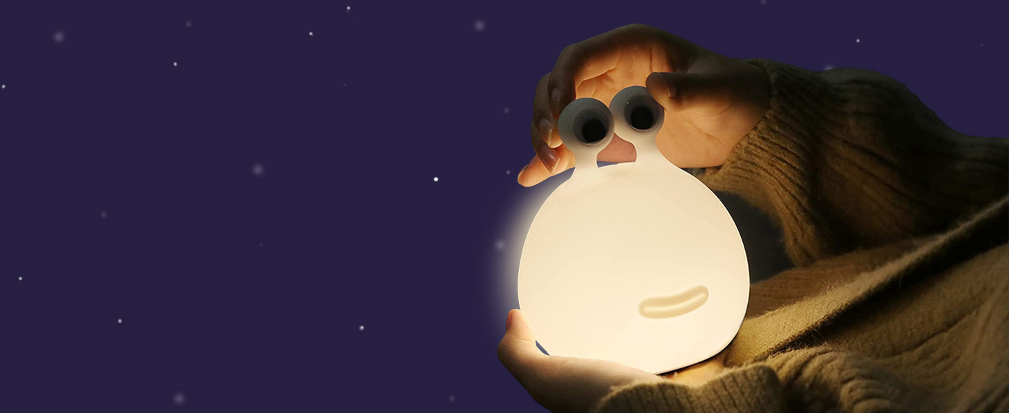 Дитячий LED нічник Momo Moon — регульований нічник для дітей та немовлят, сенсорна лампа для дитячої кімнати з USB-зарядкою