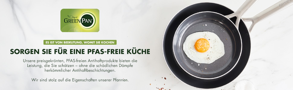 Сковорода GreenPan Barcelona з антипригарним покриттям Ceramic, 30 см, 4.8 л з кришкою, чорна