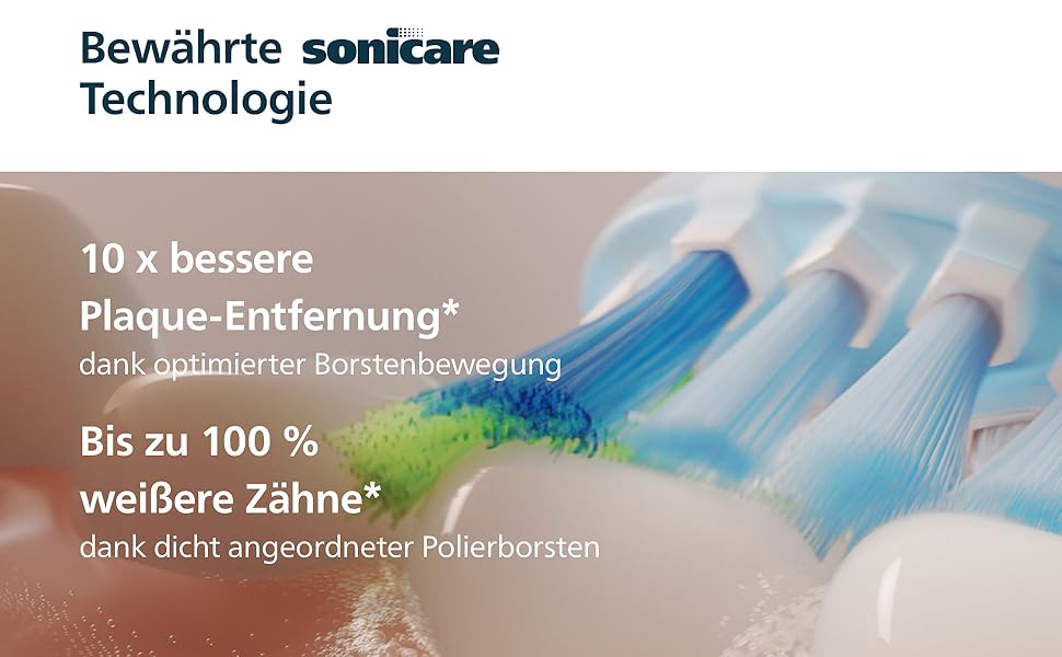 Змінні насадки для електричної зубної щітки Philips Sonicare C3 Premium Plaque Defense, білі, 6 шт., HX9046/87