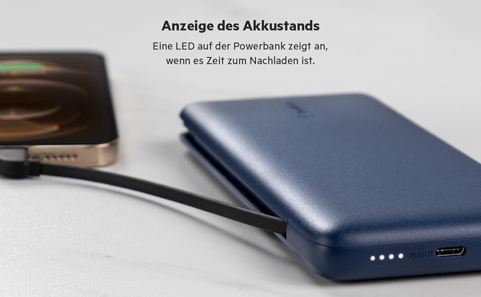 Повербанк Belkin BOOSTCHARGE Plus 10K (10 000 мАг, кабель Lightning & USB-C, додатковий порт USB-C)